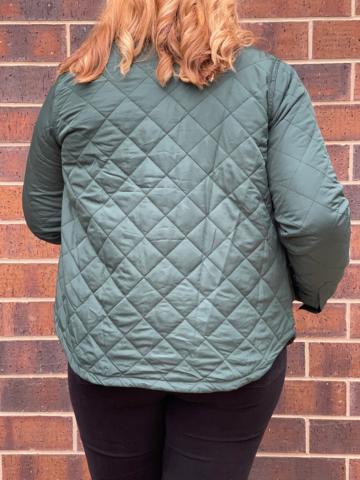 HUNTER GREEN QUILTED JACKET