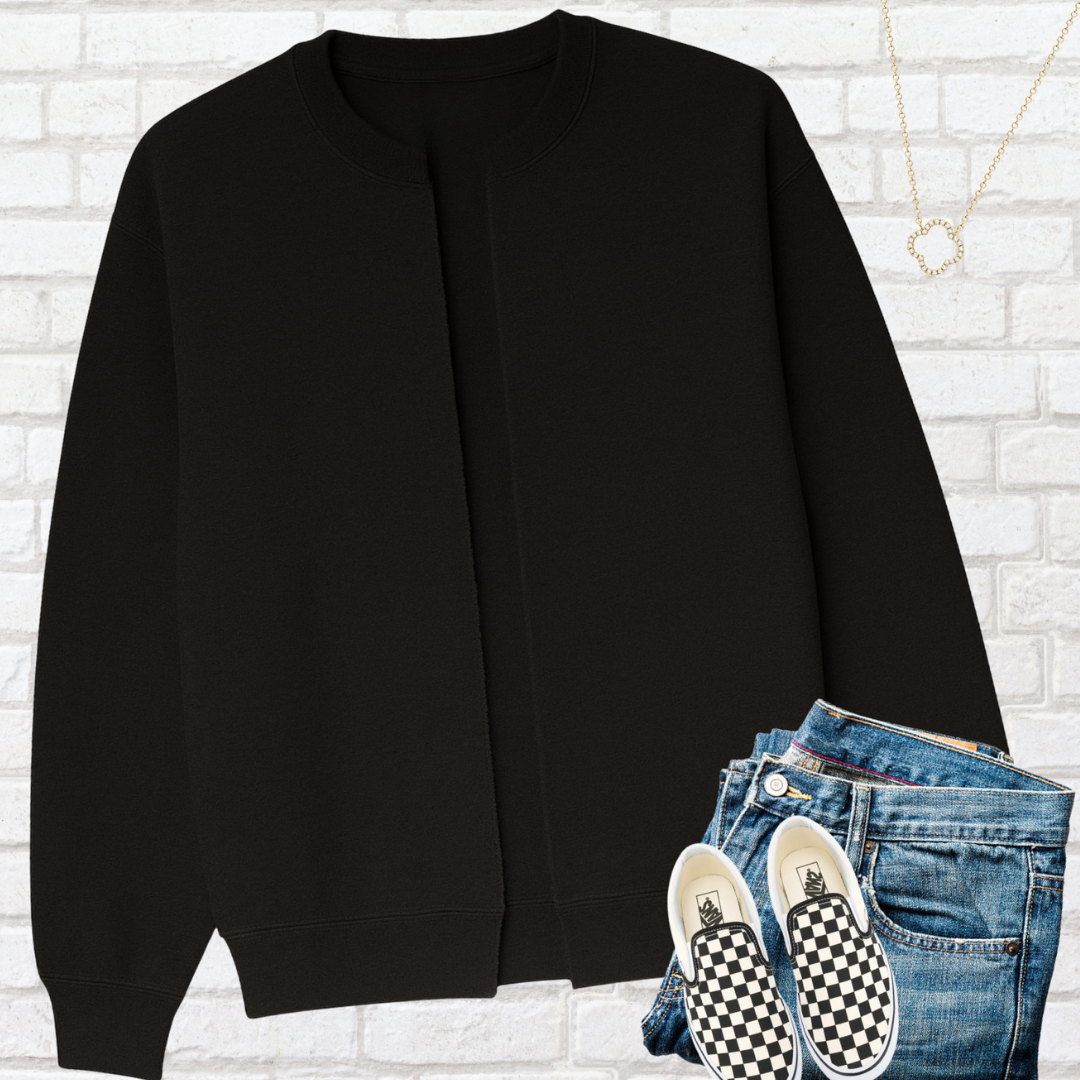 SOFTBALL OR BASEBALL Custom Split Cardigan