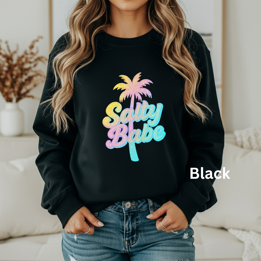 SALTY BABE GRAPHIC SWEATSHIRT