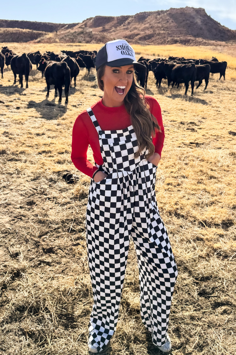 Sterling Kreek - Round The Track Jumpsuit: XS