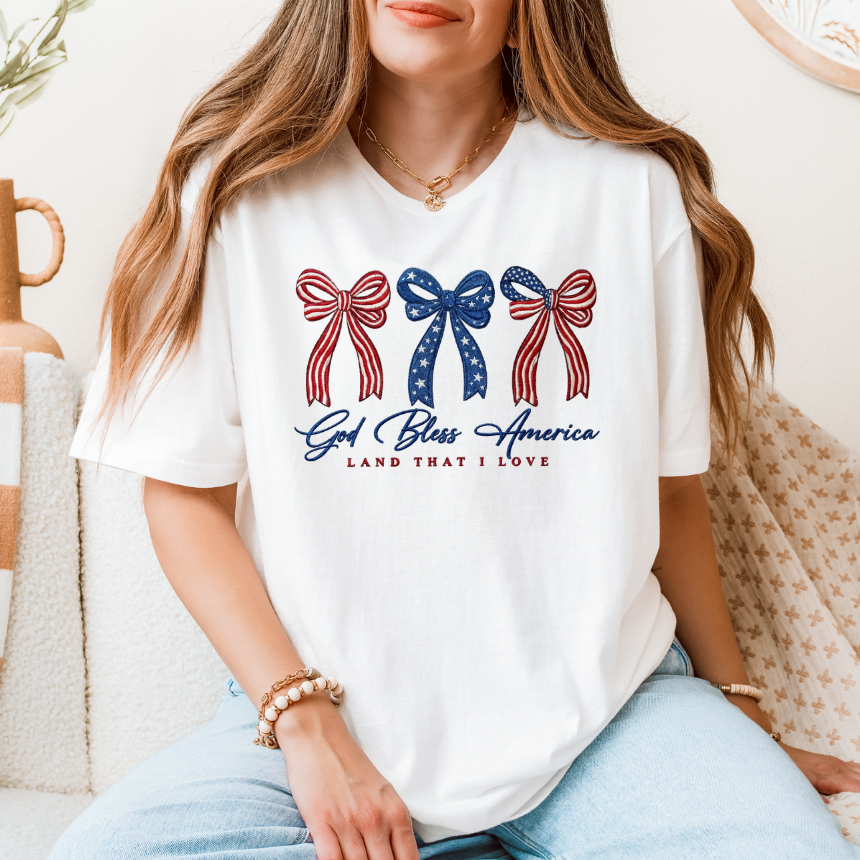 **FINAL SALE** GOD BLESS AMERICA BOWS