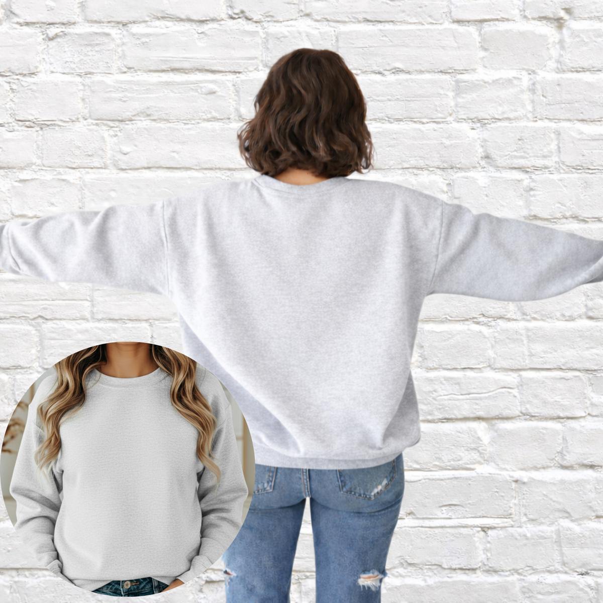 CUSTOM MY HEART IS ON THE FIELD SWEATSHIRT