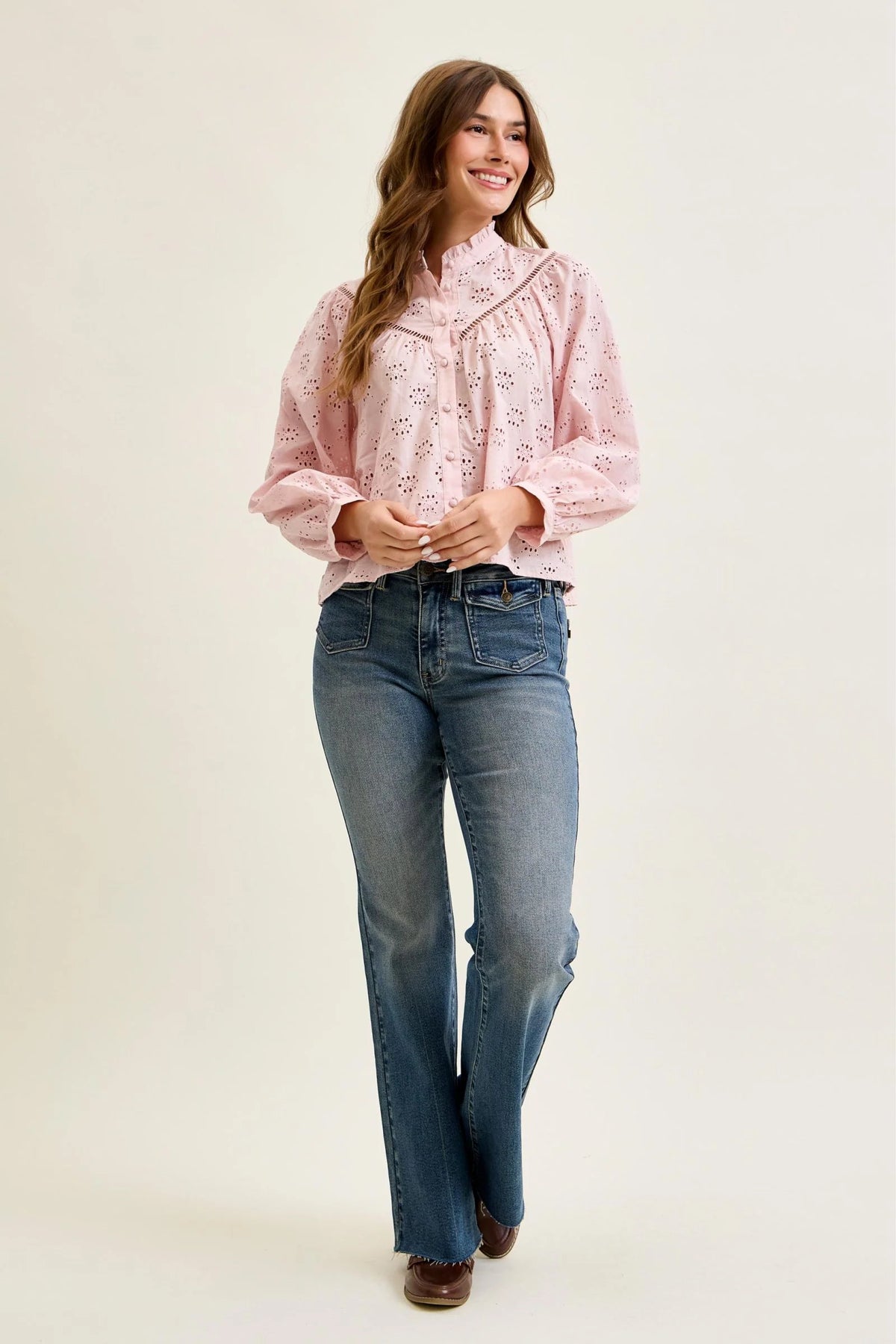 JUDY BLUE FLARE W/ FRONT FLAP POCKETS