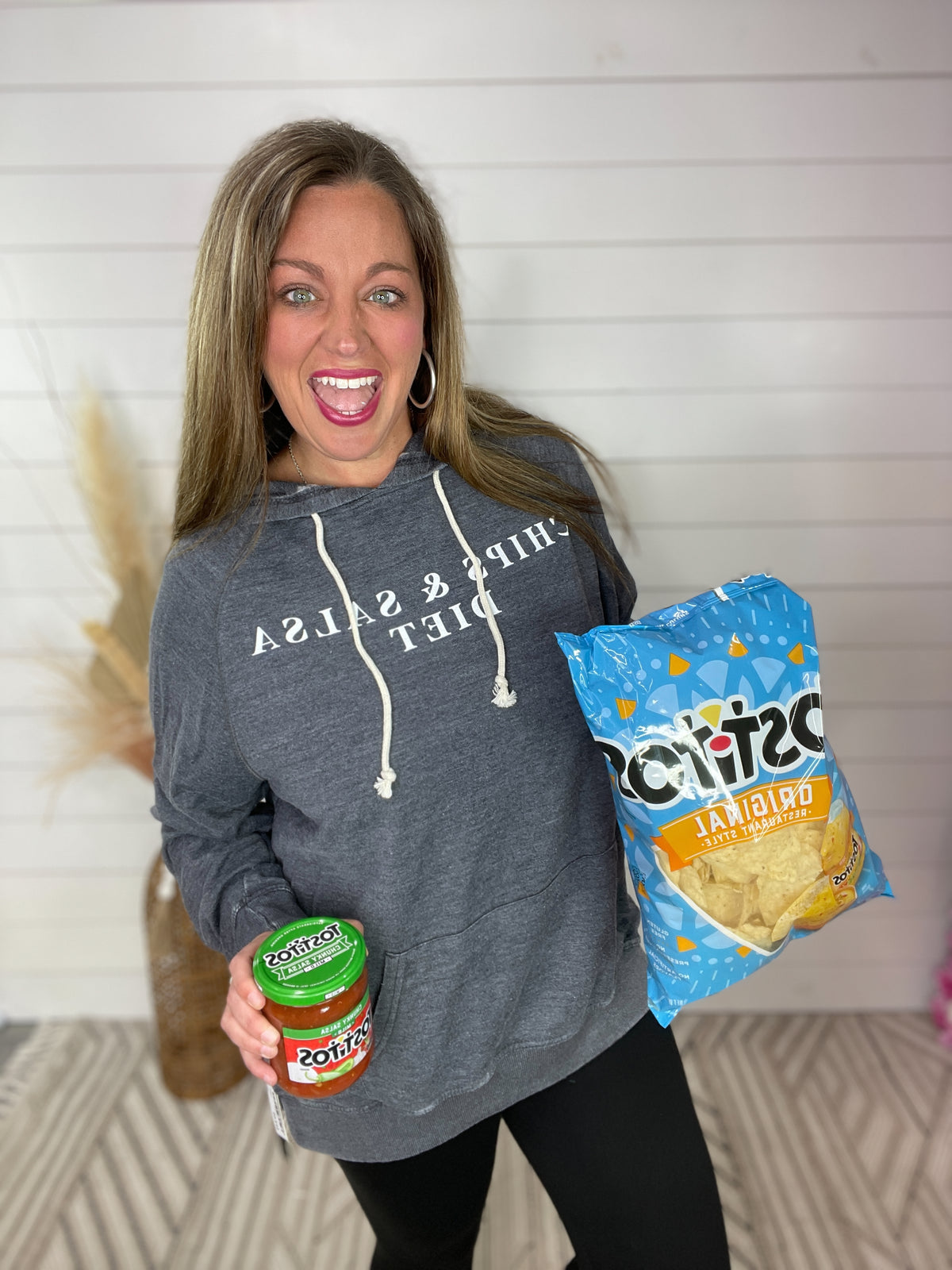 CHIPS AND SALSA LIGHT WEIGHT HOODIE