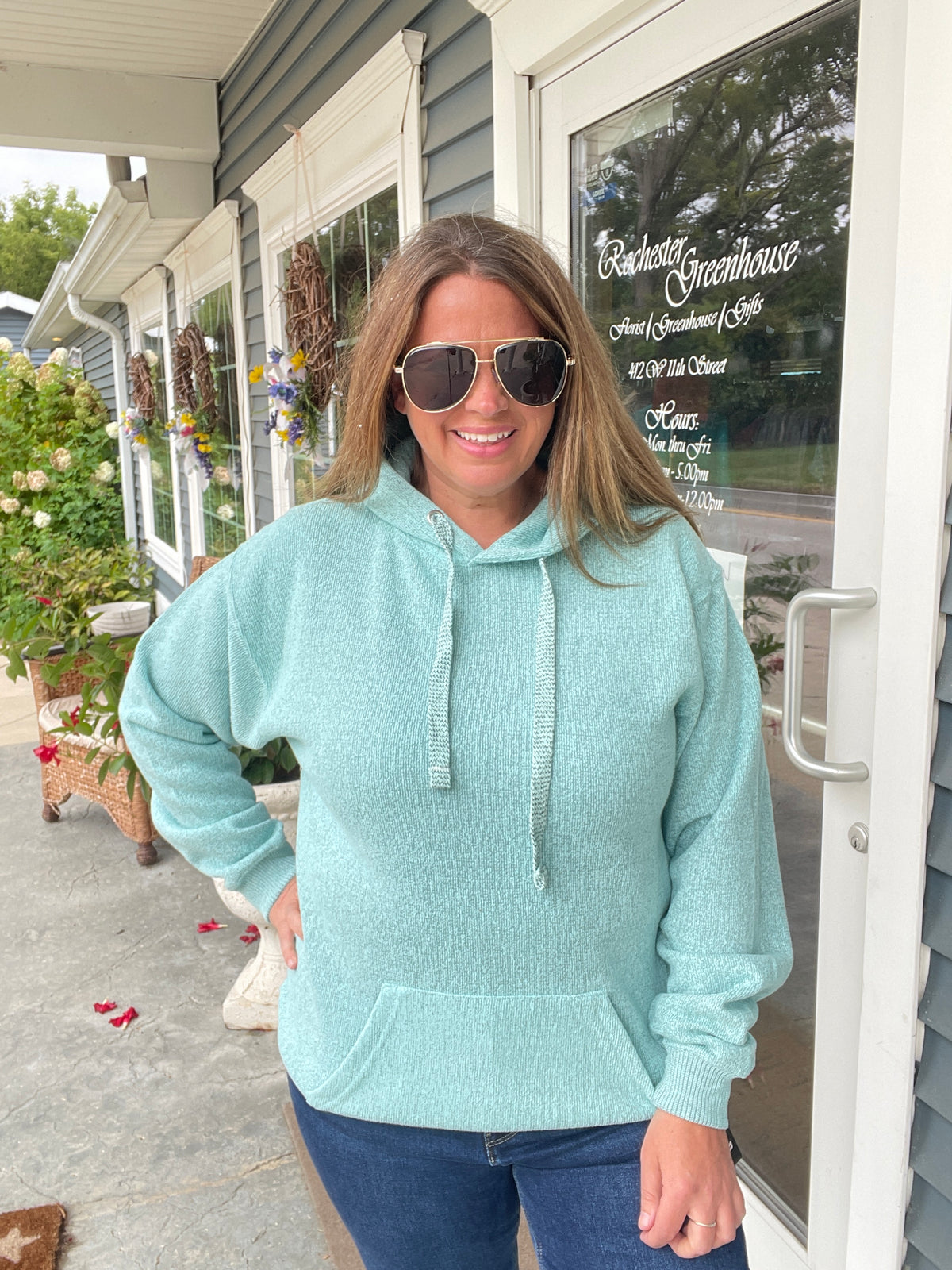 SEAGRASS  Nantucket Fleece Hooded Pullover