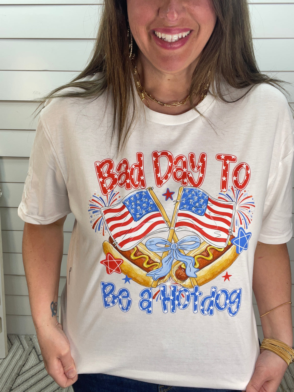BAD DAY TO BE A HOT DOG T-SHIRT