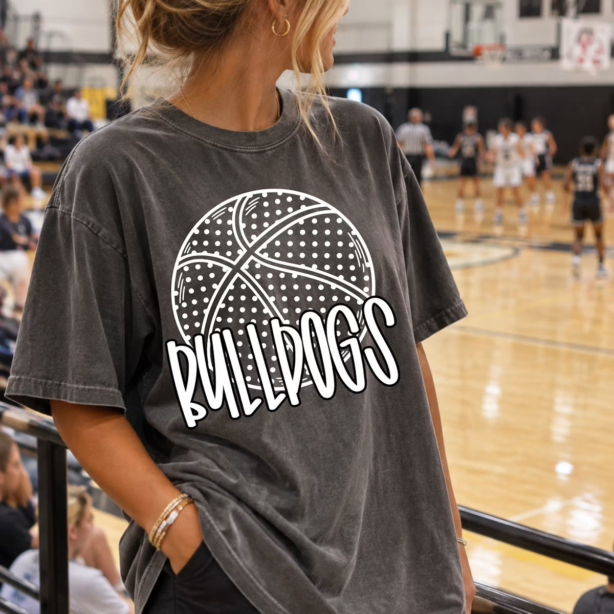 Basketball Mascot Template — Comfort Colors 1717