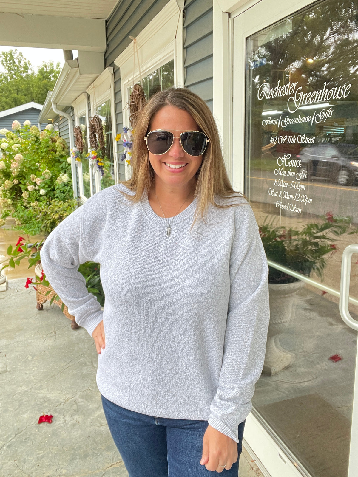 SALT AND PEPPER Nantucket Fleece Crewneck Pullover