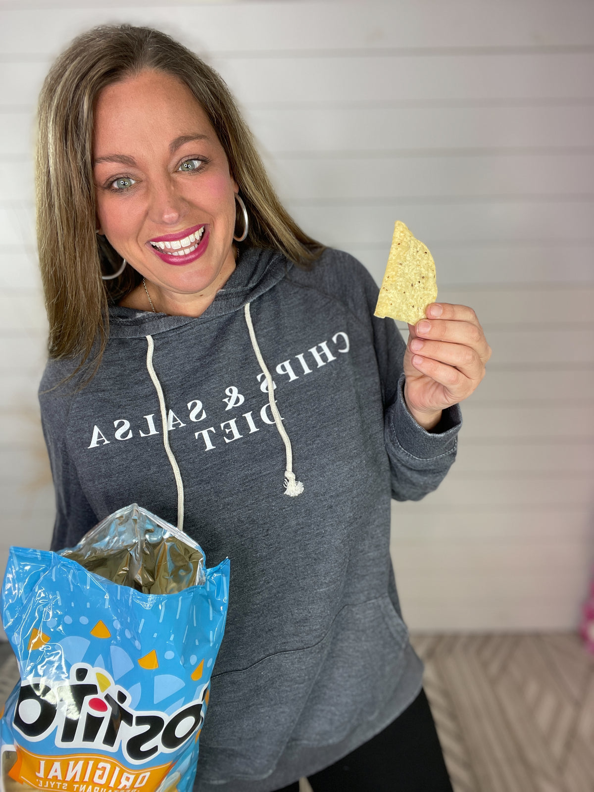 CHIPS AND SALSA LIGHT WEIGHT HOODIE