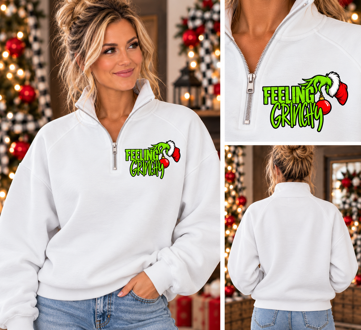 FEELING GRINCHY QUARTER ZIP