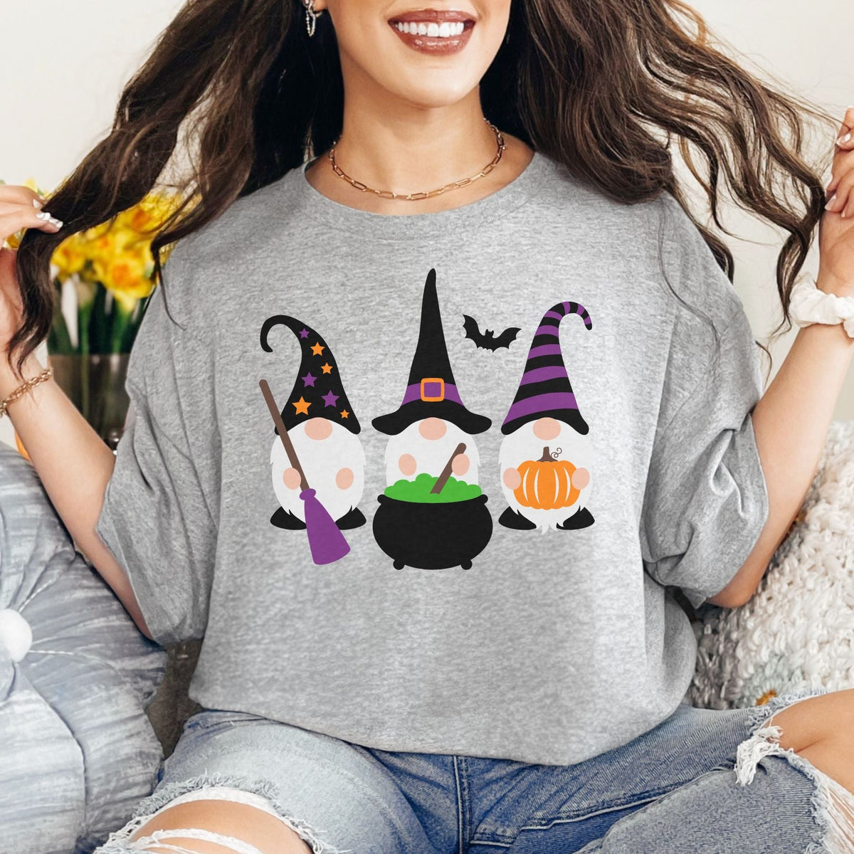 Halloween Gnome Graphic Tee