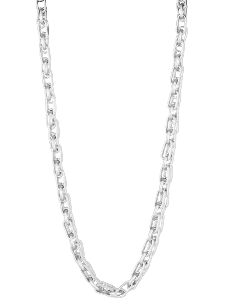 MATTE SILVER BLAKELY NECKLACE