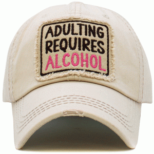 CREAM ADULTING REQUIRES ALCOHOL