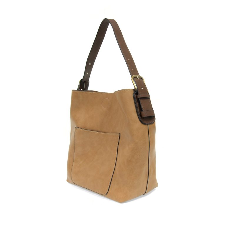 CAMEL HOBO COFFEE HANDLE HANDBAG