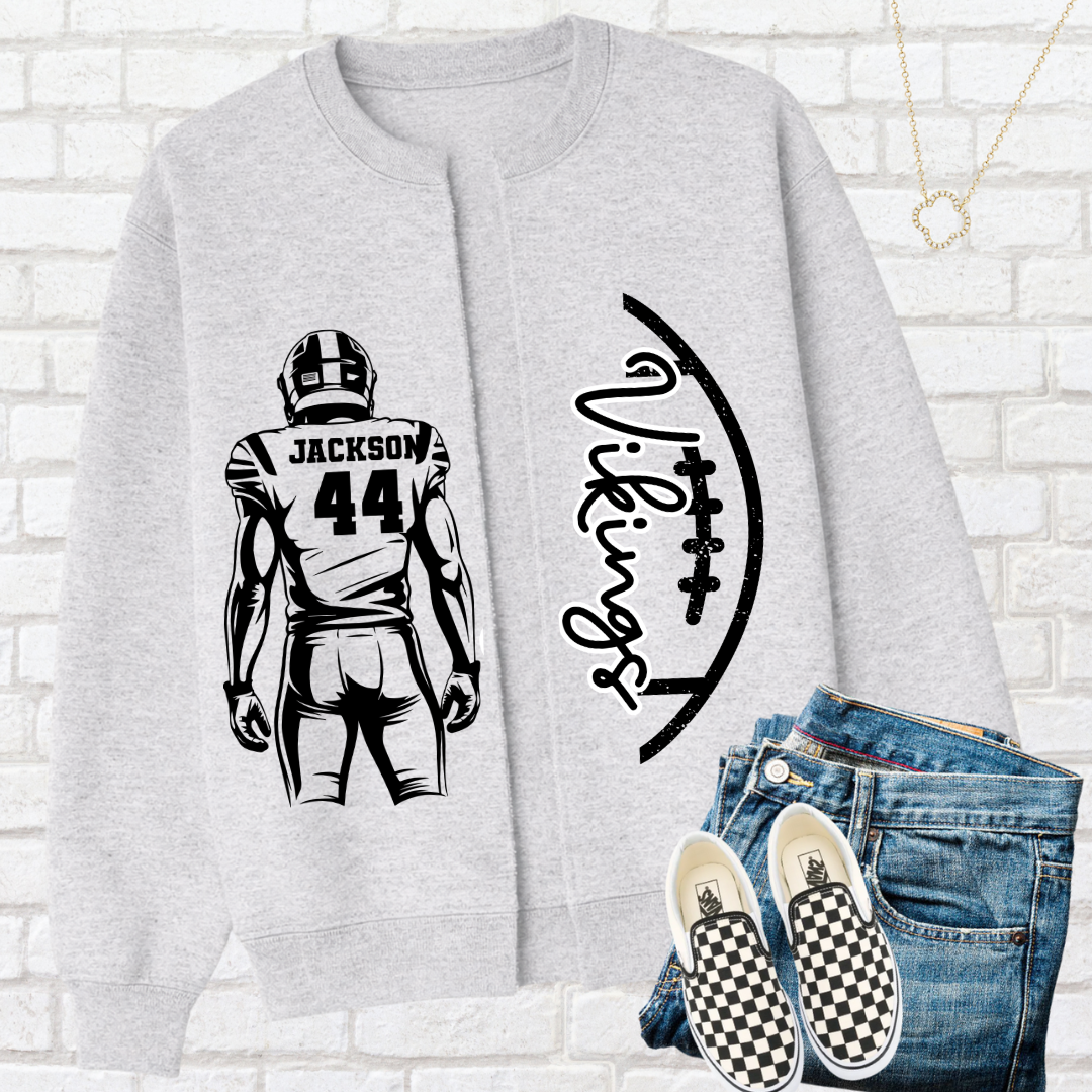 Football Custom Split Cardigan