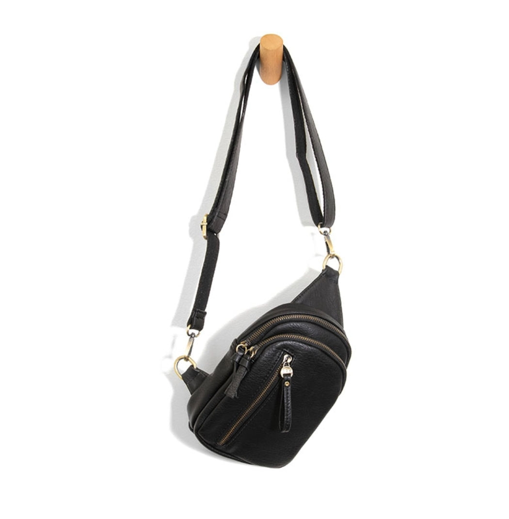 BLACK SKYLER SLING BAG