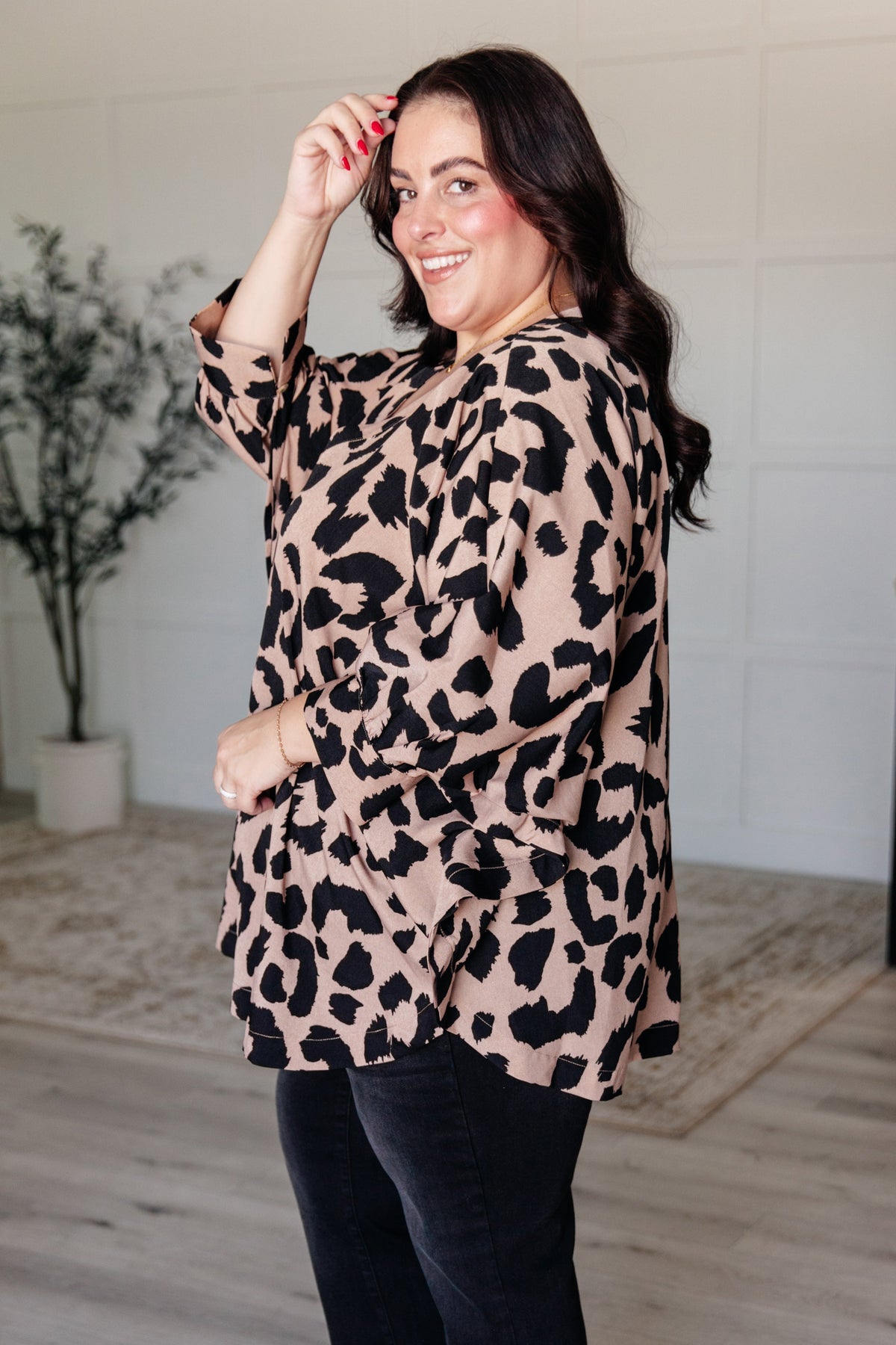 She's Got Eyes of Gold Batwing Blouse