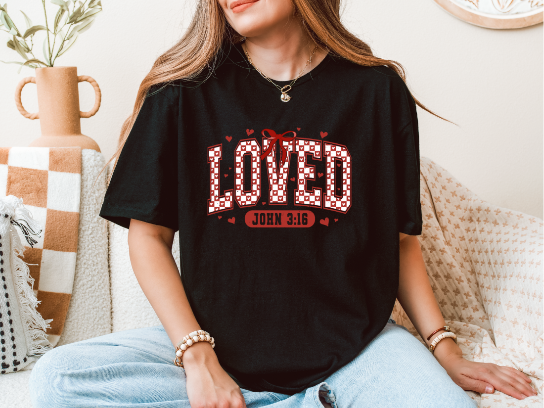 LOVED JOHN 3:16 GRAPHIC TEE/SWEATSHIRT