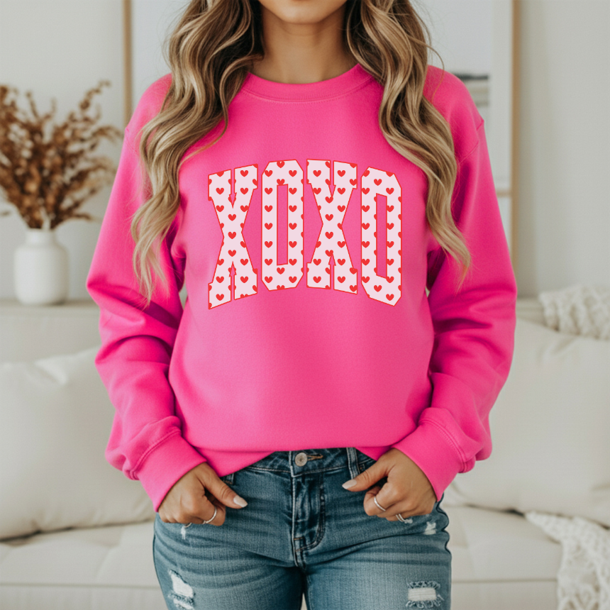 XOXO - HEARTS - HELICONIA SHORT SLEEVE TEE OR SWEATSHIRT