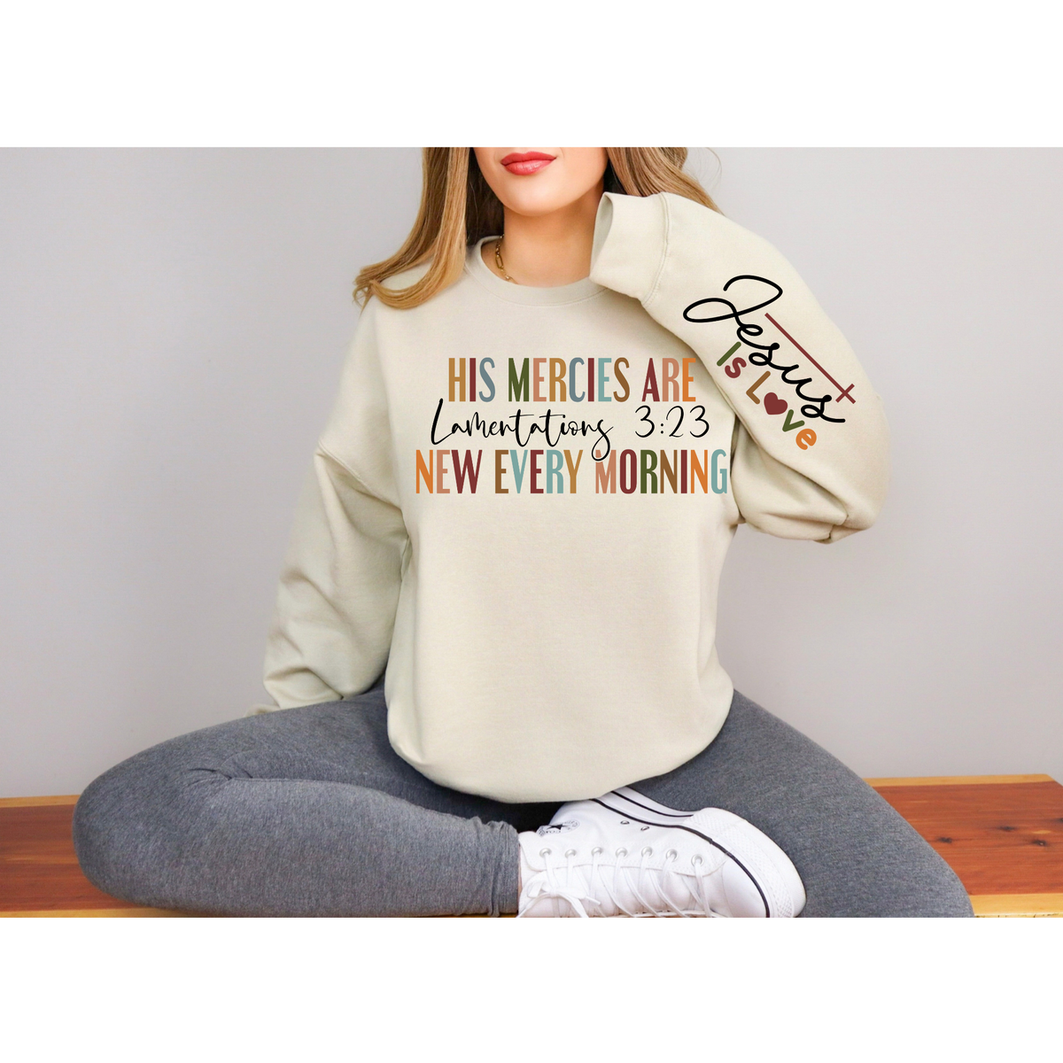 PREORDER:His Mercies are New Sweatshirt ETA 15 BUSINESS DAYS