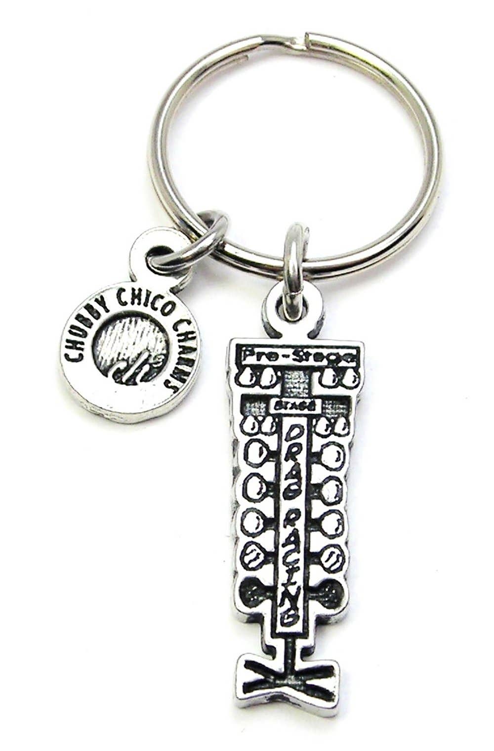 Chubby Chico Charms - Drag Racing Light Tree Key Chain Street Racing Road Racing