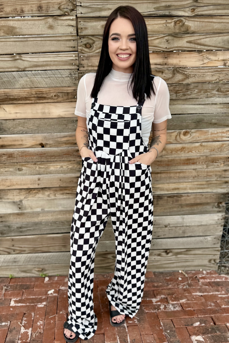 Sterling Kreek - Round The Track Jumpsuit: XS