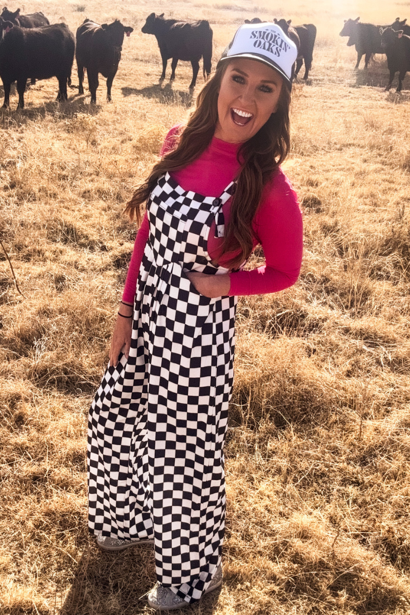 Sterling Kreek - Round The Track Jumpsuit: XS