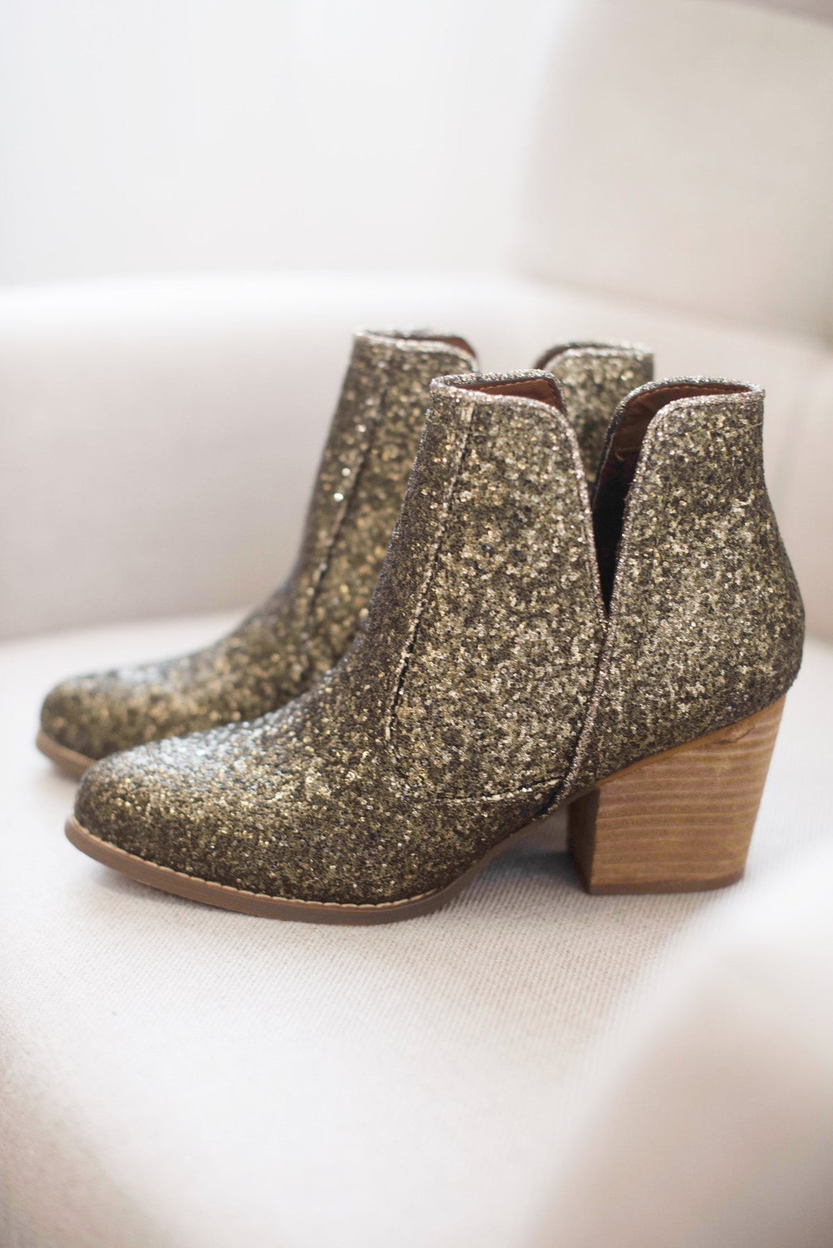 Not Rated Fiera Booties in Bronze - Rural Haze