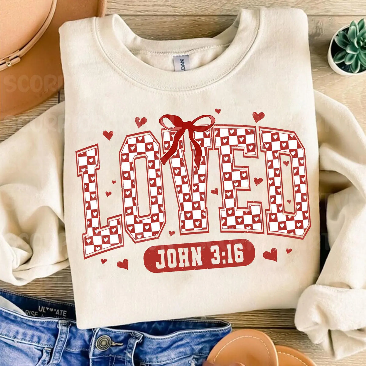 LOVED JOHN 3:16 GRAPHIC TEE/SWEATSHIRT