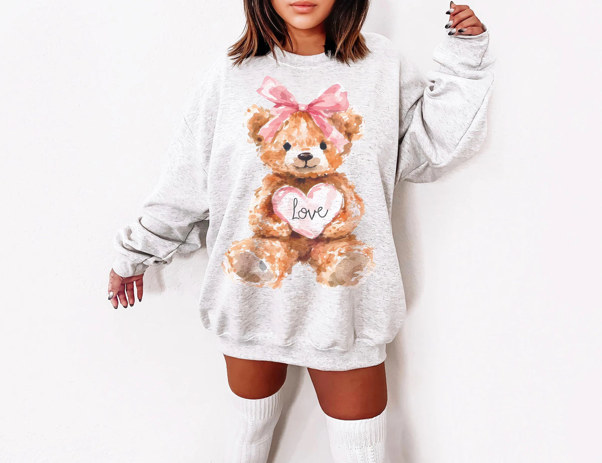 TEDDY BEAR GRAPHIC SWEATSHIRT