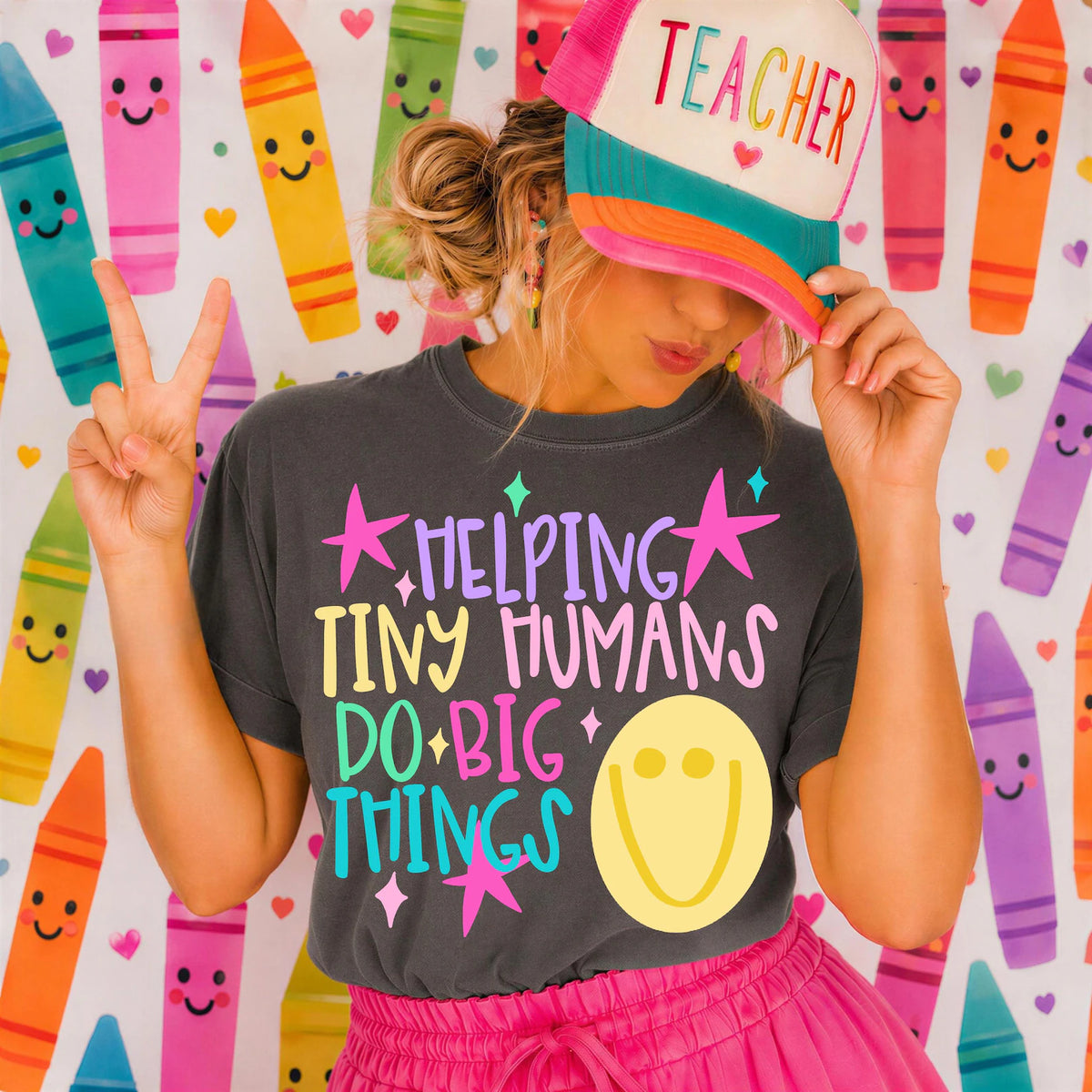 Helping Tiny Humans Do Big Things — Comfort Colors unisex tee