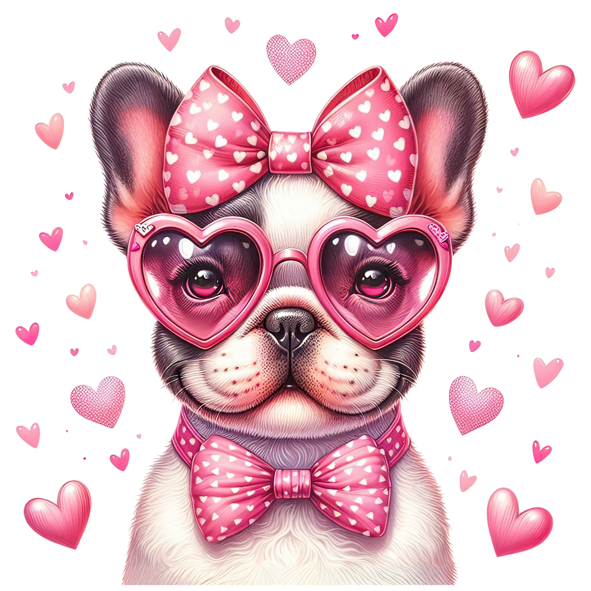 VALENTINE DOG - 25 BREEDS - WHITE TEE SHIRT S-4XL