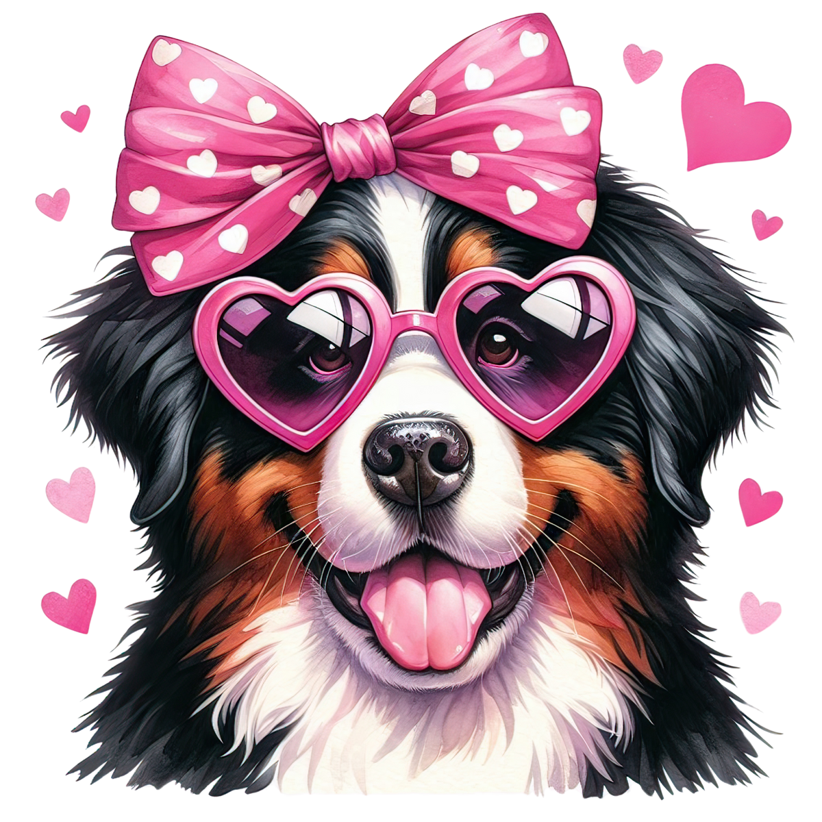 VALENTINE DOG - 25 BREEDS - WHITE TEE SHIRT S-4XL