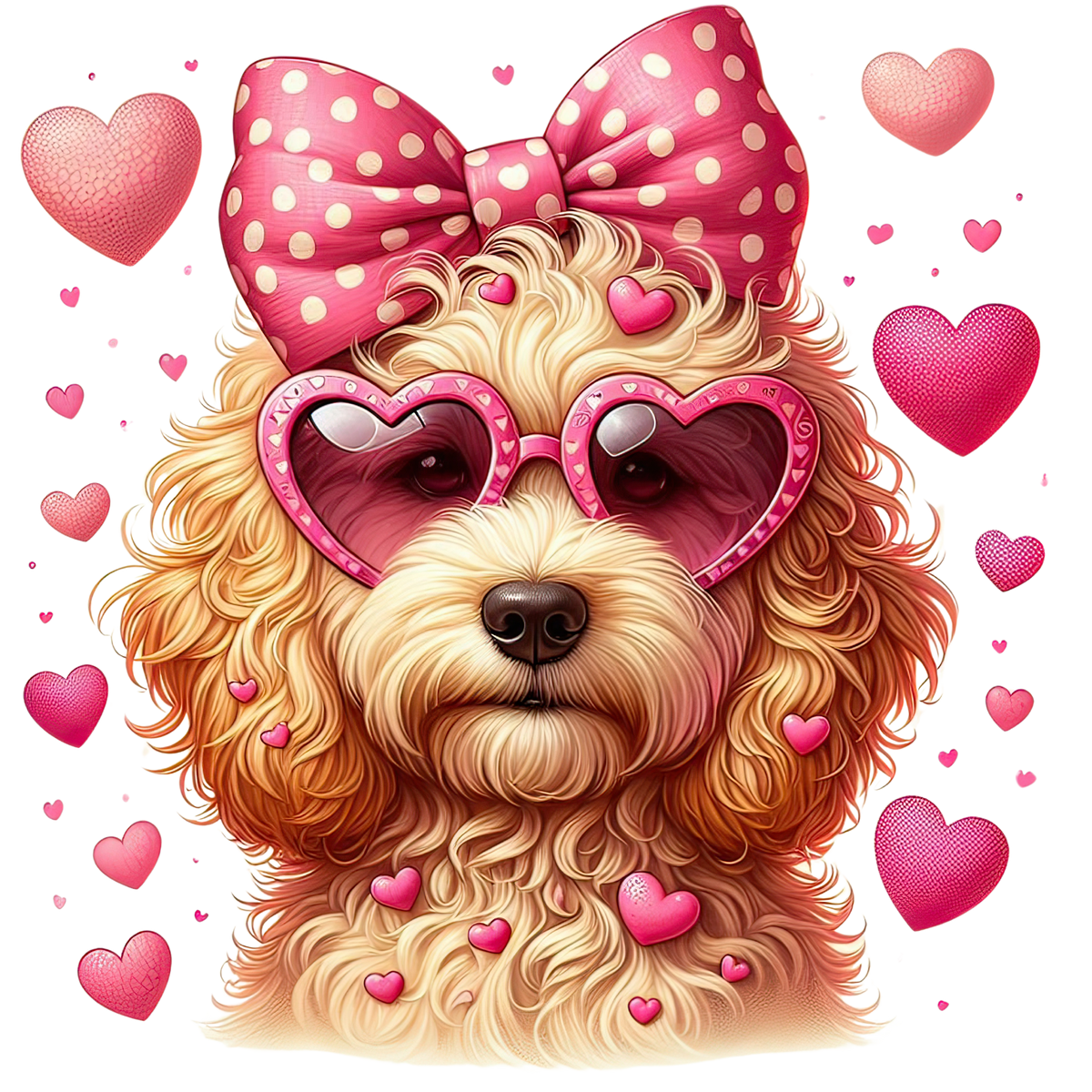 VALENTINE DOG - 25 BREEDS - WHITE TEE SHIRT S-4XL