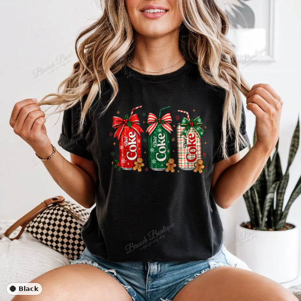Christmas Diet Coke Cans — Comfort Colors 1717