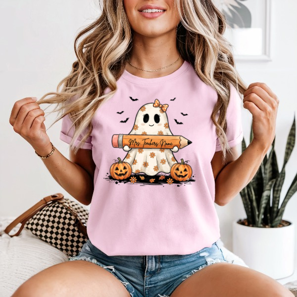 Teacher Ghost Halloween Comfort Colors