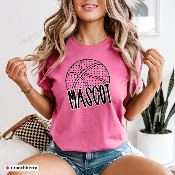 Basketball Mascot Template — Comfort Colors 1717