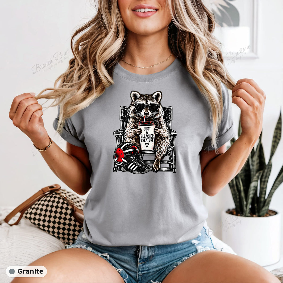 Just A Bleacher Creature Wrestling — Comfort Colors 1717