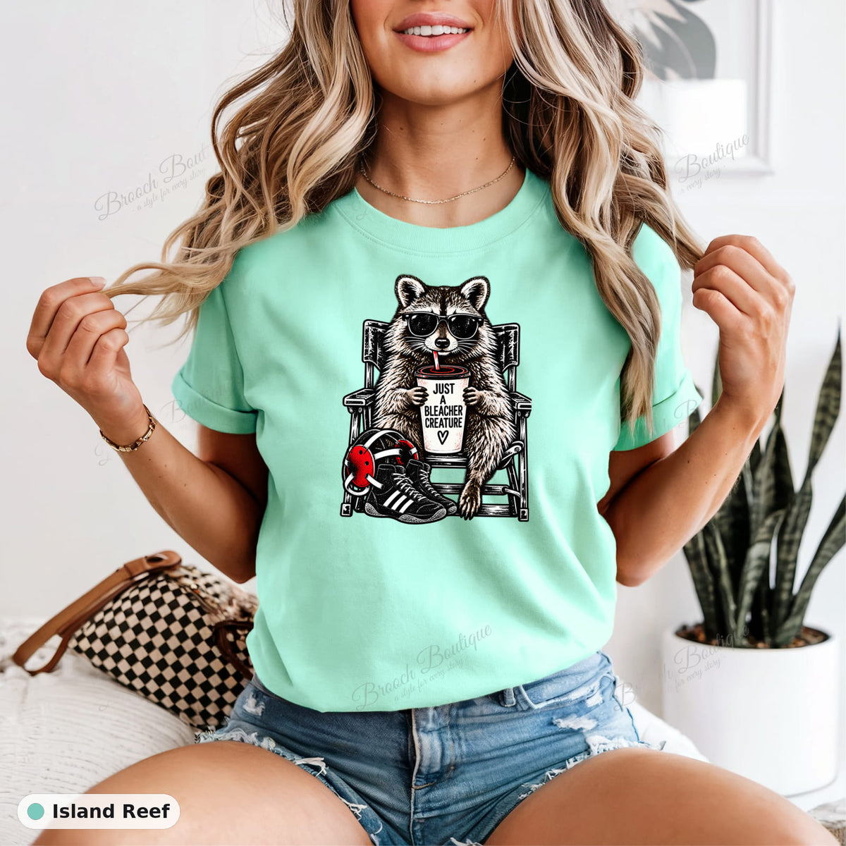 Just A Bleacher Creature Wrestling — Comfort Colors 1717