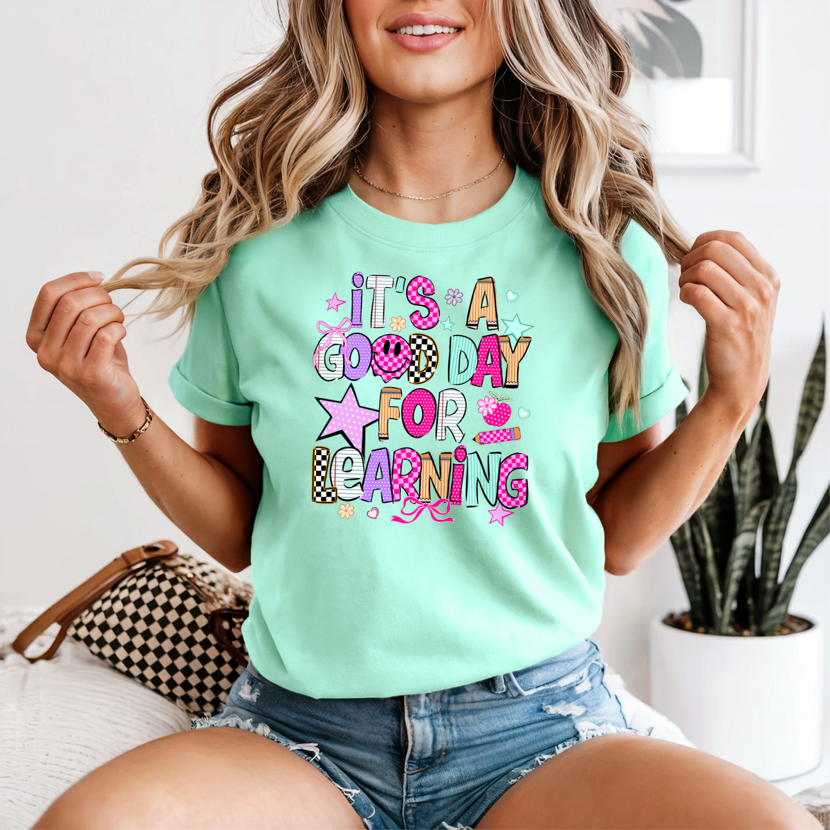 It's A Good Day For Learning — Comfort Colors unisex tee