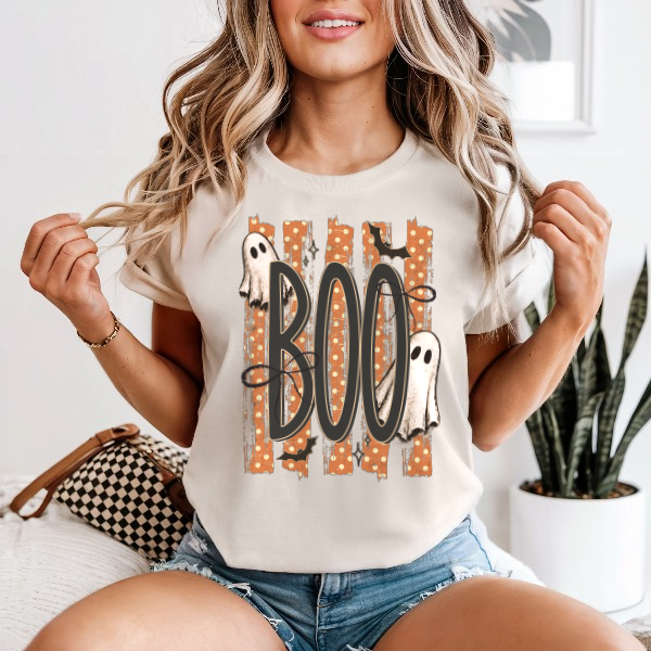 Boo Ghosts — Comfort Colors unisex tee
