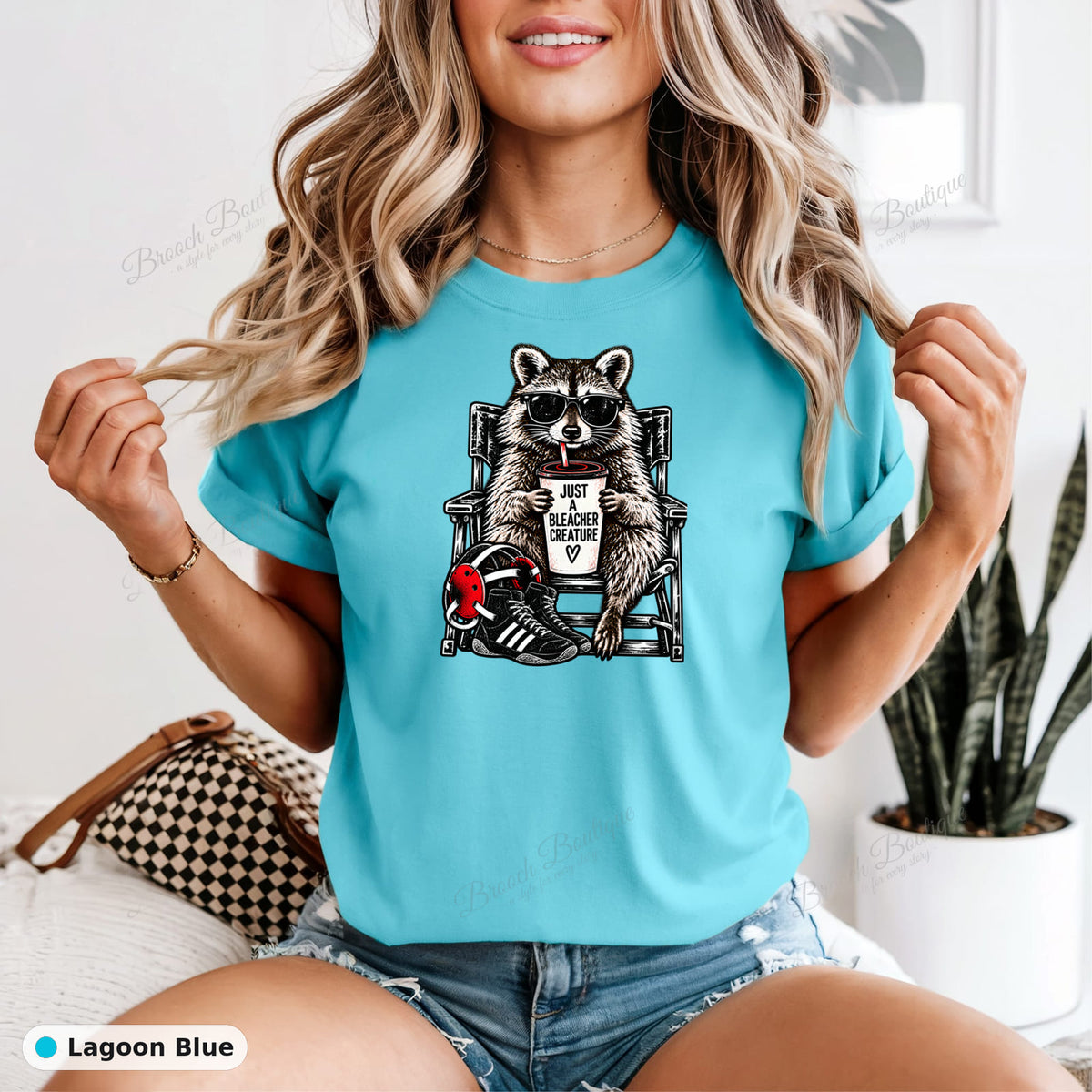 Just A Bleacher Creature Wrestling — Comfort Colors 1717