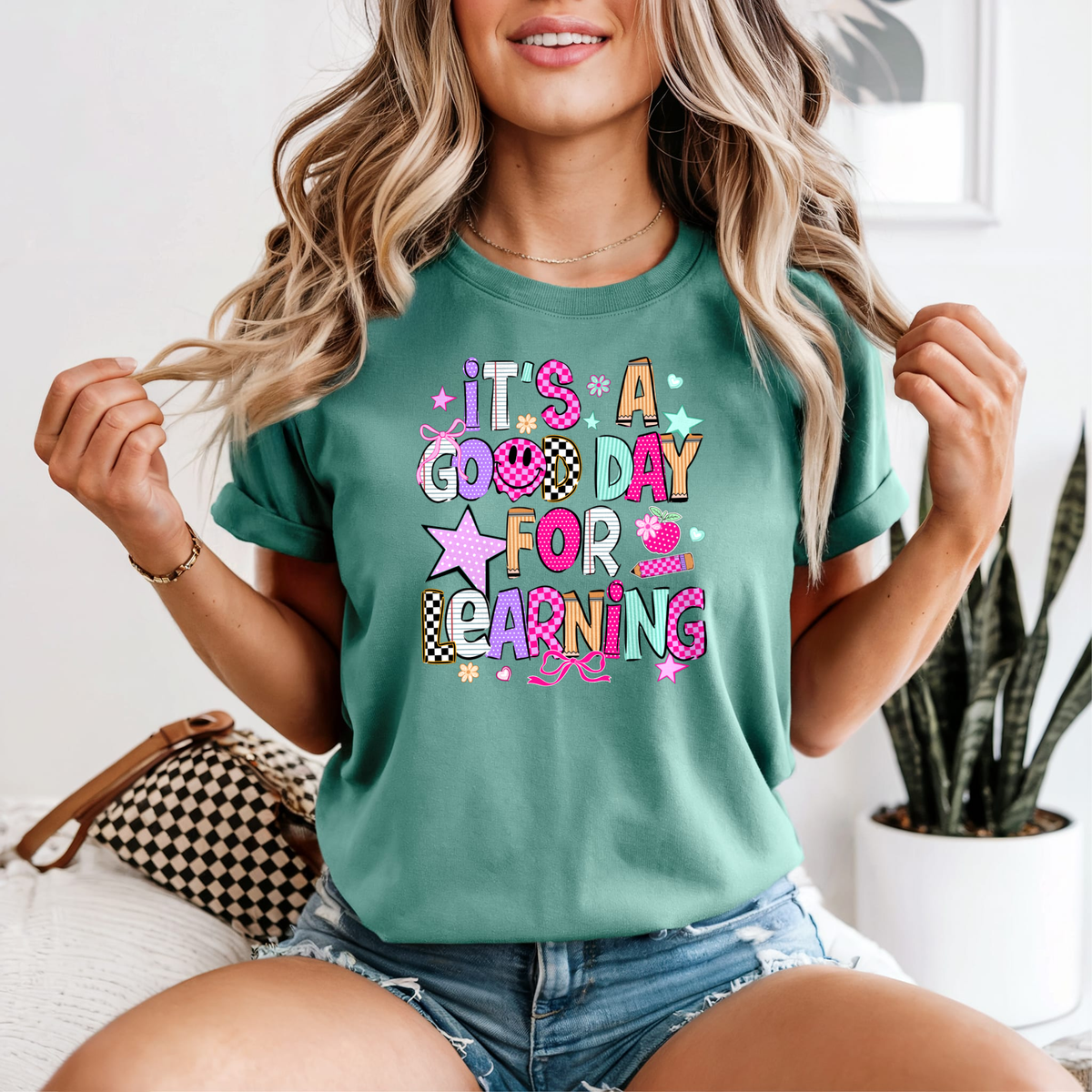 It's A Good Day For Learning — Comfort Colors unisex tee