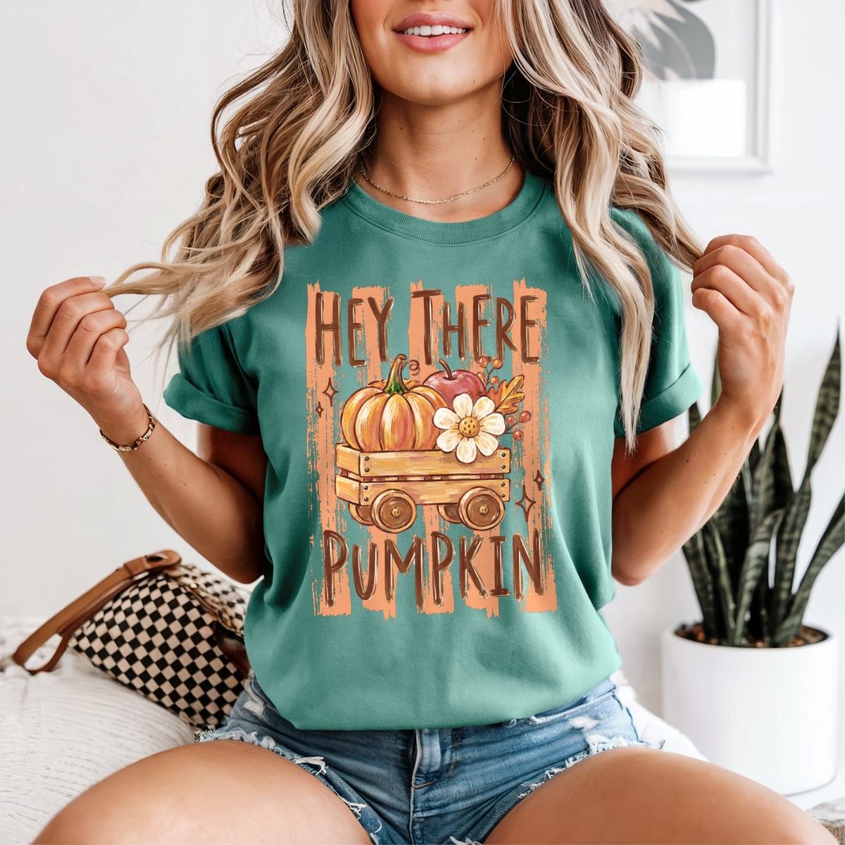 Hey There Pumpkin — Comfort Colors unisex tee