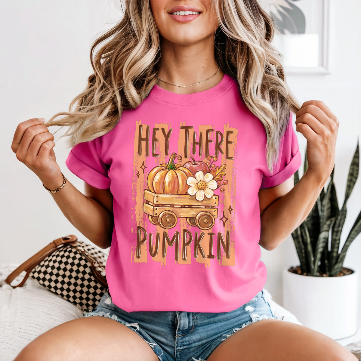 Hey There Pumpkin — Comfort Colors unisex tee