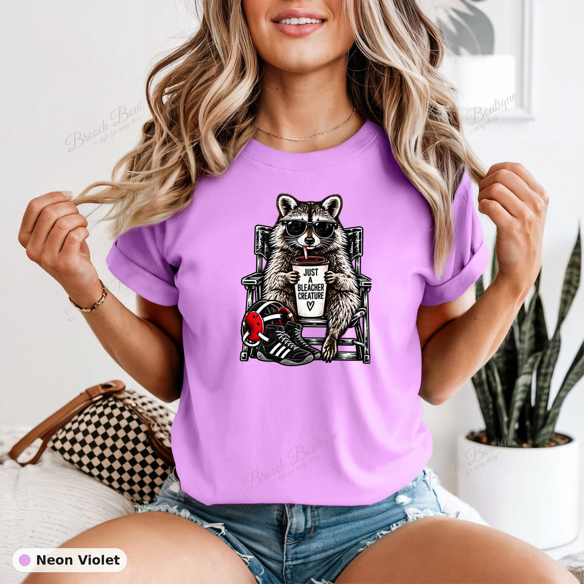 Just A Bleacher Creature Wrestling — Comfort Colors 1717