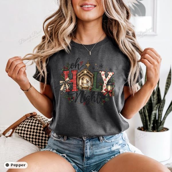 Oh Holy Night — Comfort Colors 1717