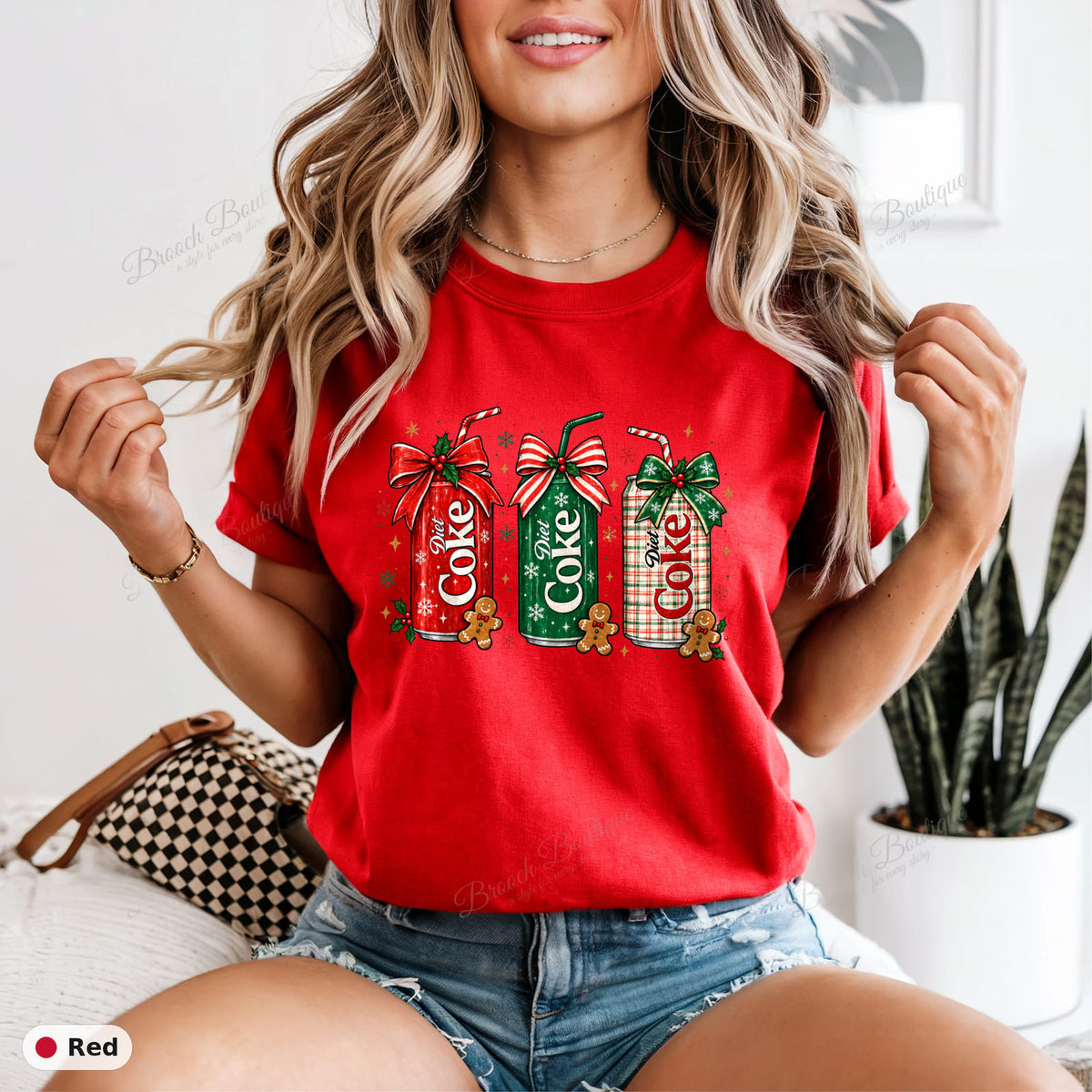 Christmas Diet Coke Cans — Comfort Colors 1717