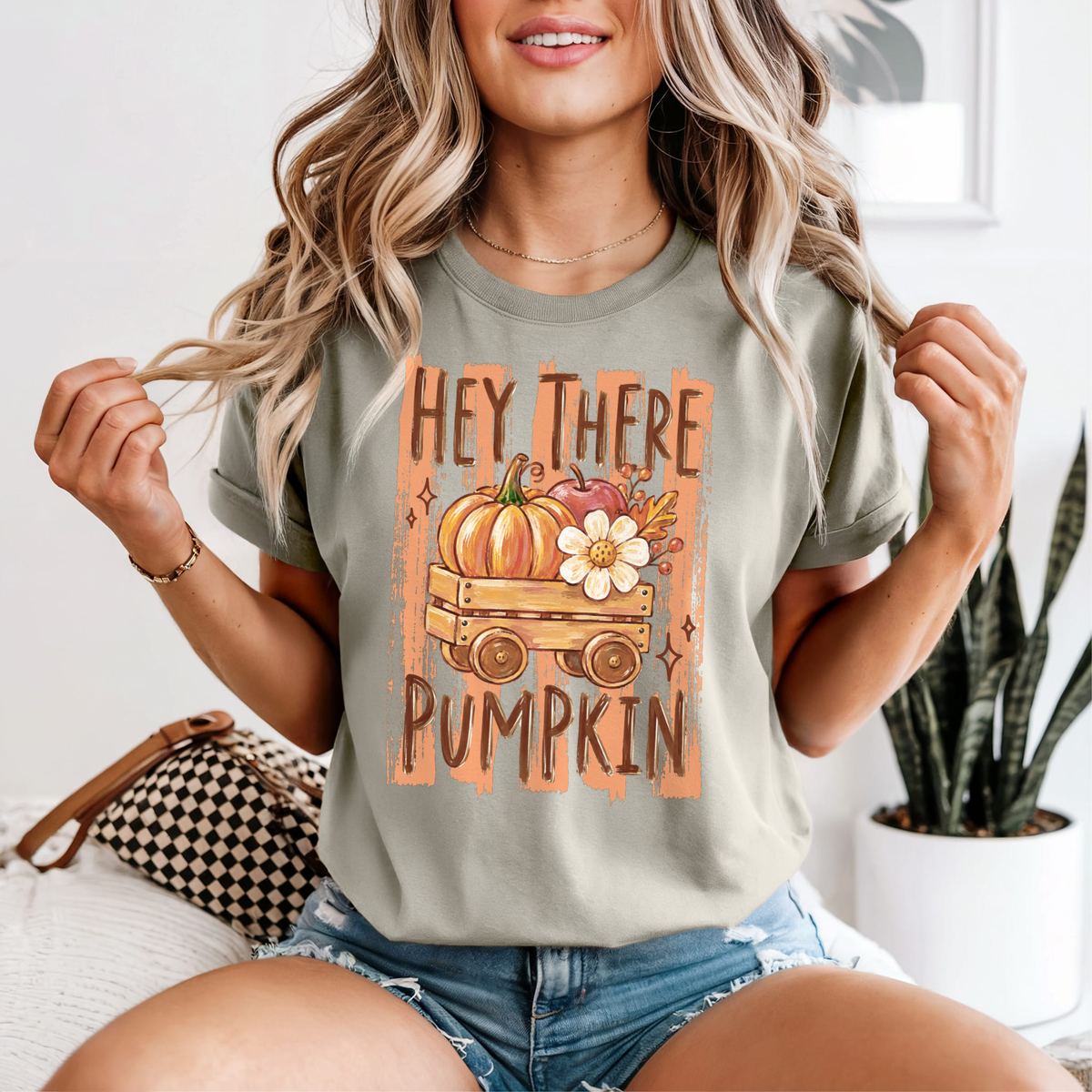 Hey There Pumpkin — Comfort Colors unisex tee
