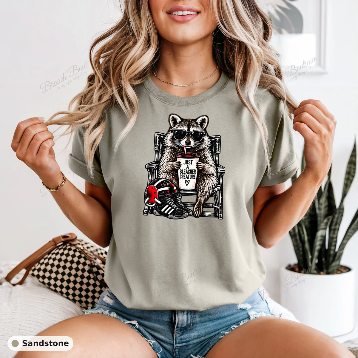 Just A Bleacher Creature Wrestling — Comfort Colors 1717